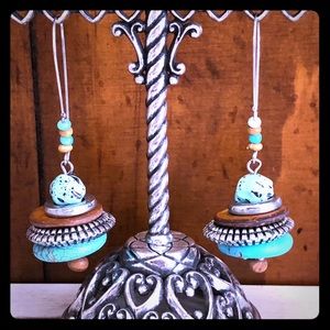 Turquoise Loop Earrings